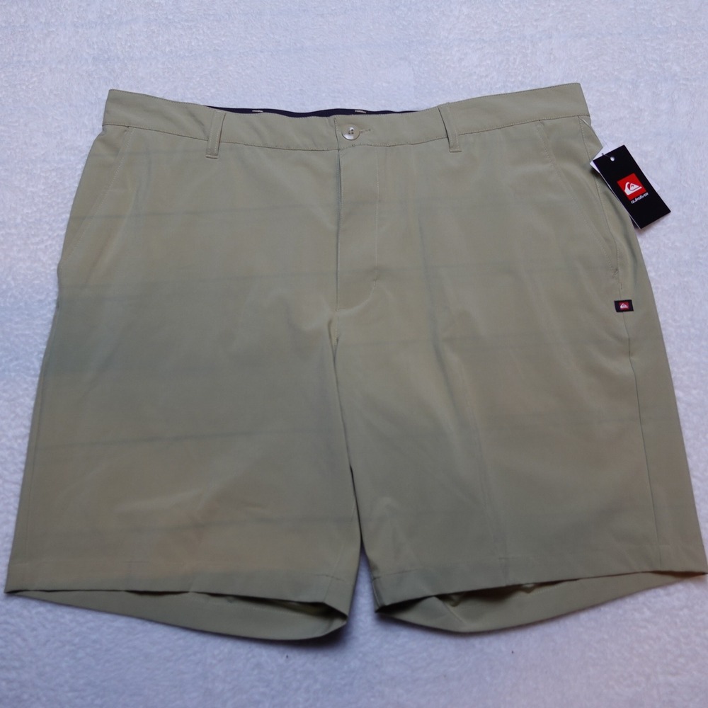 Quiksilver Walkshorts Mens 40 Khaki Tan Performance Stretch Twill QSM15AM016